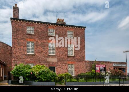 Das Piermaster's House am Liverpooler Ufer. Jetzt Teil der National Museums Liverpool. Stockfoto