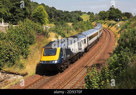 43032 Schritte von Dalgety Bay entfernt mit einem Aberdeen-Service Auf 31.7.20 Stockfoto