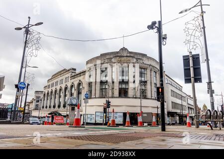 BEATTIES SCHLIESSUNG WOLVERHAMPTON OKTOBER 2020 Stockfoto