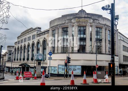 BEATTIES SCHLIESSUNG WOLVERHAMPTON OKTOBER 2020 Stockfoto