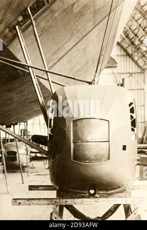 Detail des Zeppelin Luftschiffs 'Bodensee' Motor Stockfoto