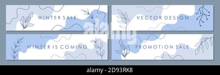 Abstrakte geometrische Verkauf Banner Vorlage Kollektion für Promotion Verkauf. Bearbeitbares Banner für Social Media Post, Website und Internet-Anzeigen. Stock Vektor