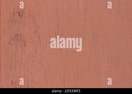 Textur von lackierten Holzplanken in braun lackiert. Stockfoto