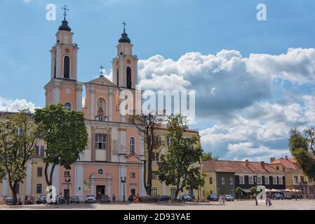 Kirche von Str. Francis Xavier, Kaunas, Litauen Stockfoto