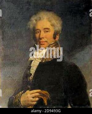 Jules Jean-Baptiste François de Chardeboeuf de Pradel Mauzaisse. Stockfoto