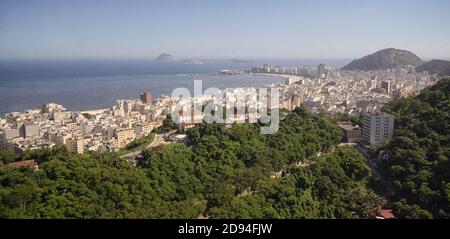 Luftaufnahme von copacabana, rio de janeiro, Brail Stockfoto