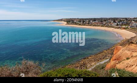 Die kultige Christies Beach Esplande befindet sich in South Australia On November 2020 Stockfoto