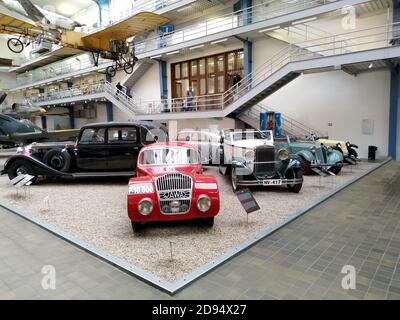 PRAG/TSCHECHISCHE REPUBLIK - CA. MAI 2016: JAWA Sportwagen in einem Museum. Stockfoto