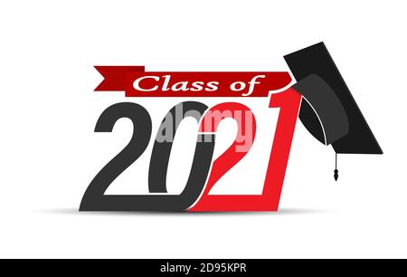 Stilisierte Vektor-Illustration zum Thema der Abschlussfeier für thematische Gestaltung. Flacher Style. Stock Vektor