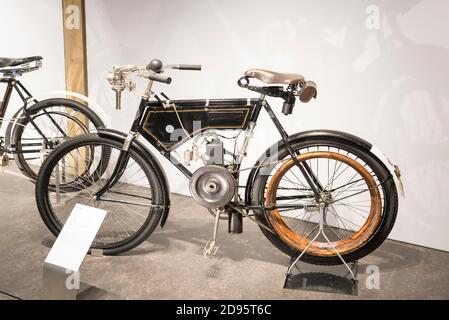 FN Motorrad, Fabrique Nationale de Herstal, PS.SPEICHER Museum, Einbeck, Niedersachsen, Deutschland, Europa Stockfoto