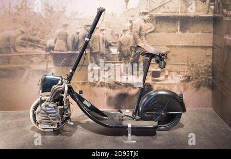 Krupp Motorroller, 1915, PS.SPEICHER Museum, Einbeck, Niedersachsen, Deutschland Stockfoto