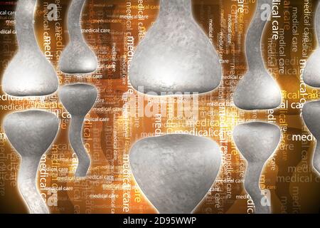 Rezeptor im digitalen Design Stockfoto