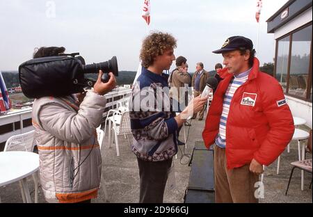 1982 Grand Prix Training Belgien in Zolder Stockfoto