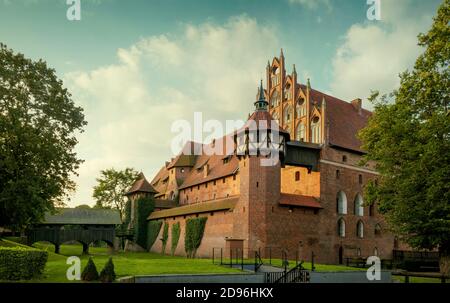 Mittelalterliches schloss in malbork, Polen Stockfoto