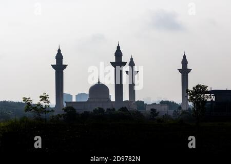 Tengku Ampuan Jemaah Moschee ist eine königliche Moschee benannt nach, und gebaut in Erinnerung an Sultan von Selangor verstorbenen Großmutter. Stockfoto