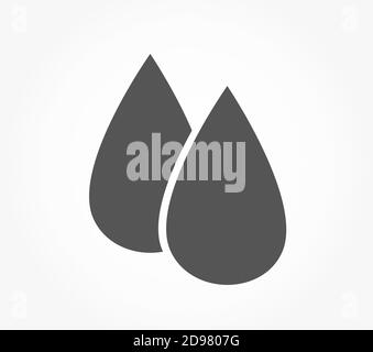 Symbol für Wassertropfen. Vektorgrafik. Stock Vektor