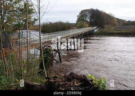 In Großbritannien - The Old Tramway Bridge, Preston, Lancashire, Großbritannien Stockfoto