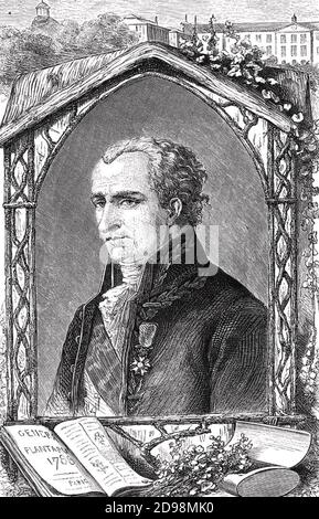 ANTOINE LAURENT de JUSSIEU (1748-1836) französischer Botaniker Stockfoto