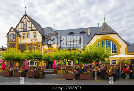 Bernkastel Kues, Deutschland, 09.22.2019. Alter Bahnhof in Kues Stockfoto