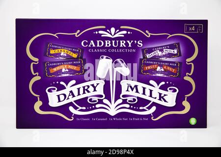 Cadbury Dairy Milk Classic Retro Kollektion Stockfoto