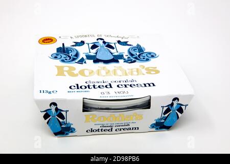 Rodda's Cornish Cloted Cream Stockfoto