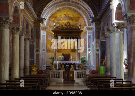 Basilica di San Nicola mittelalterliche Kirche in Rom Stockfoto