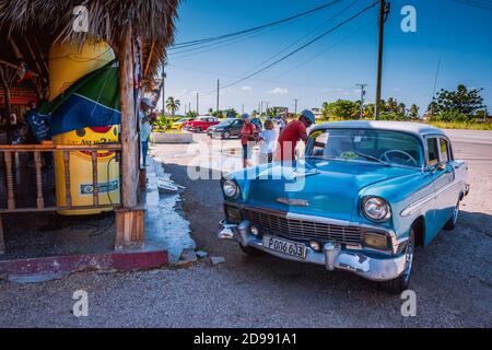 Parador El Peñón del Fraile, Tankstelle. Vía Blanca km 52, Santa Cruz del Norte. Mayabeque, Kuba, Lateinamerika und die Karibik Stockfoto