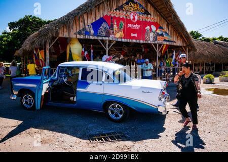 Parador El Peñón del Fraile, Tankstelle. Vía Blanca km 52, Santa Cruz del Norte. Mayabeque, Kuba, Lateinamerika und die Karibik Stockfoto