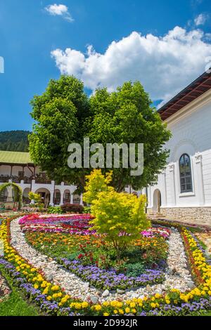 Eines der wichtigsten Klöster aus Moldawien, Agapia Wahrzeichen in Rumänien Stockfoto