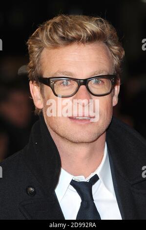 Simon Baker nimmt an der britischen Filmpremiere von 'I Give IT A Year' im Londoner Odeon West End Teil. 24. Januar 2013 © Paul Treadway Stockfoto