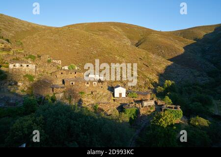 Drave Dorf in Arouca Serra da Freita Berg, Portugal Stockfoto