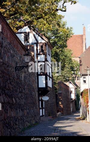 Mittelalterliche Stadtbefestigung, Neubrandenburg, Mecklenburg-Vorpommern, Deutschland Stockfoto