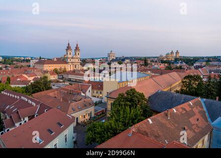 Stadt Eger Weinregion Nord-Osten von Ungarn Stockfoto