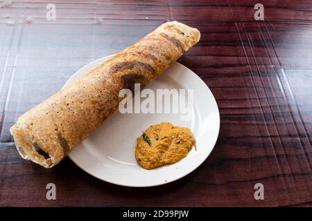 Thosai oder Tosai ist ein beliebtes indisches Essen in Malaysia Stockfoto