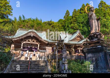 Tempel 35 Kiyotakiji - Kiyotakiji ist bekannt als der 'Clean Waterfall Temple'. Der Name des Tempels, Kiyotaki reinen Wasserfall kommt von der Legende, dass Kob Stockfoto