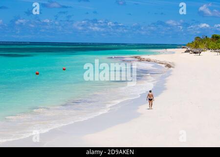 Kuba, Holguin Provinz, Playa Guardalvaca Stockfoto