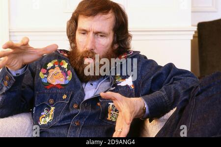 Jim Henson in seinem Studio 1980 Stockfoto