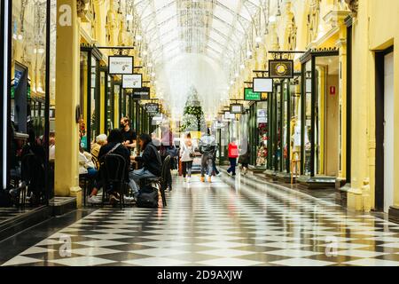 Royal Arcade Mall während der Coronavirus Pandemie Stockfoto