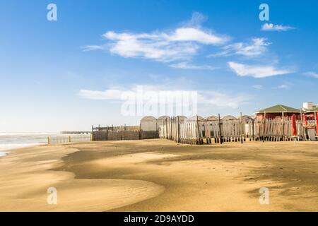 Küstenlandschaft von Ostia Lido - Rom, Italien Stockfoto