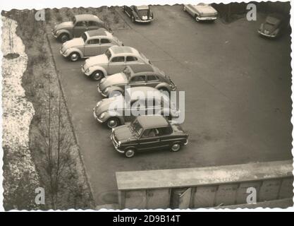 50er Jahre Auto deutschland - NSU und Beetle Stockfoto