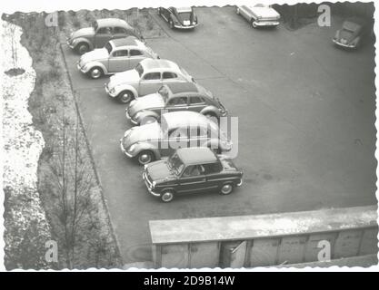 50er Jahre Auto deutschland - NSU und Beetle Stockfoto