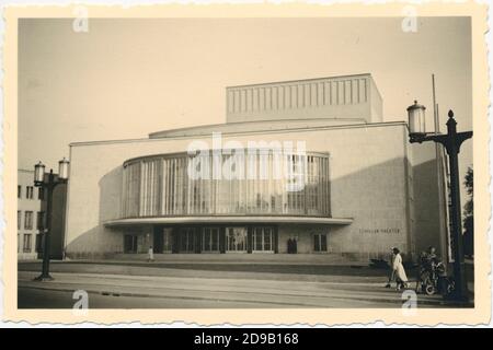 Berlin Deutschland 50er Jahre - schwarz und weiß - s/w Stockfoto