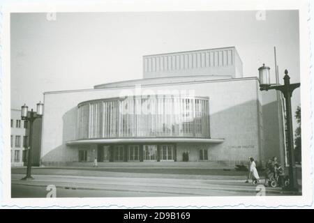 Berlin Deutschland 50er Jahre - schwarz und weiß - s/w Stockfoto