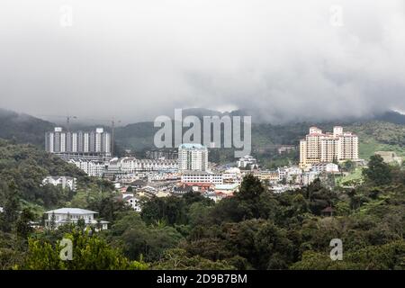 Brinchang Stadt ist Zentrum des Tourismus in Cameron Highlands, Malaysia Stockfoto