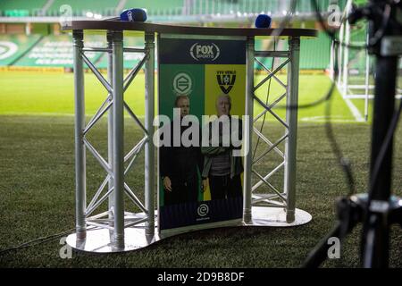 31-10-2020: Sport : Groningen gegen VVV Stadionübersicht während des eredivisie-Spiels FC Groningen gegen VVV Venlo im Stadion von Hitachi Capital Mobilit Stockfoto