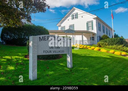 Merrimack Rathaus am 49 Baboosic Lake Rd in Merrimack, New Hampshire, USA. Stockfoto