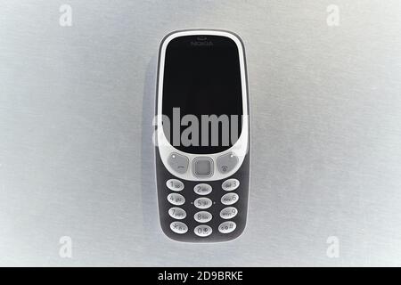 Nokia 3310 neue Version Neuauflage Stockfoto