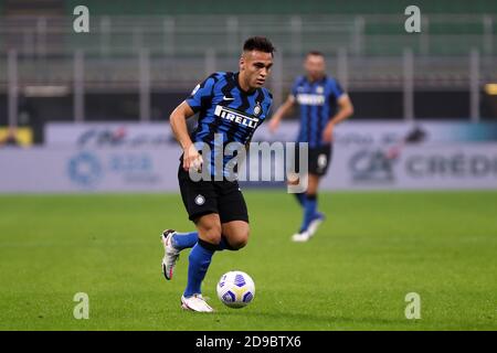 Turin, Italien. November 2020. Lautaro Martinez vom FC Internazionale während der Serie EIN Spiel zwischen FC Internazionale und Parma Calcio. Stockfoto