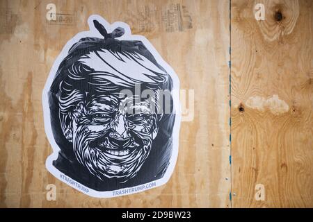 Washington, DC, USA. November 2020. WASHINGTON D.C. 3. NOVEMBER - Allgemeine Atmosphäre rund um die Stadt am 3. November 2020 in Washington, DC am Wahltag. Foto: Chris Tuite/ImageSPACE/Sipa USA Kredit: SIPA USA/Alamy Live News Stockfoto