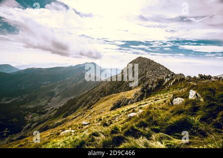 Berg Chopok in der Slowakei Niedere Tatra, schöne Natur, Ort für Text Stockfoto